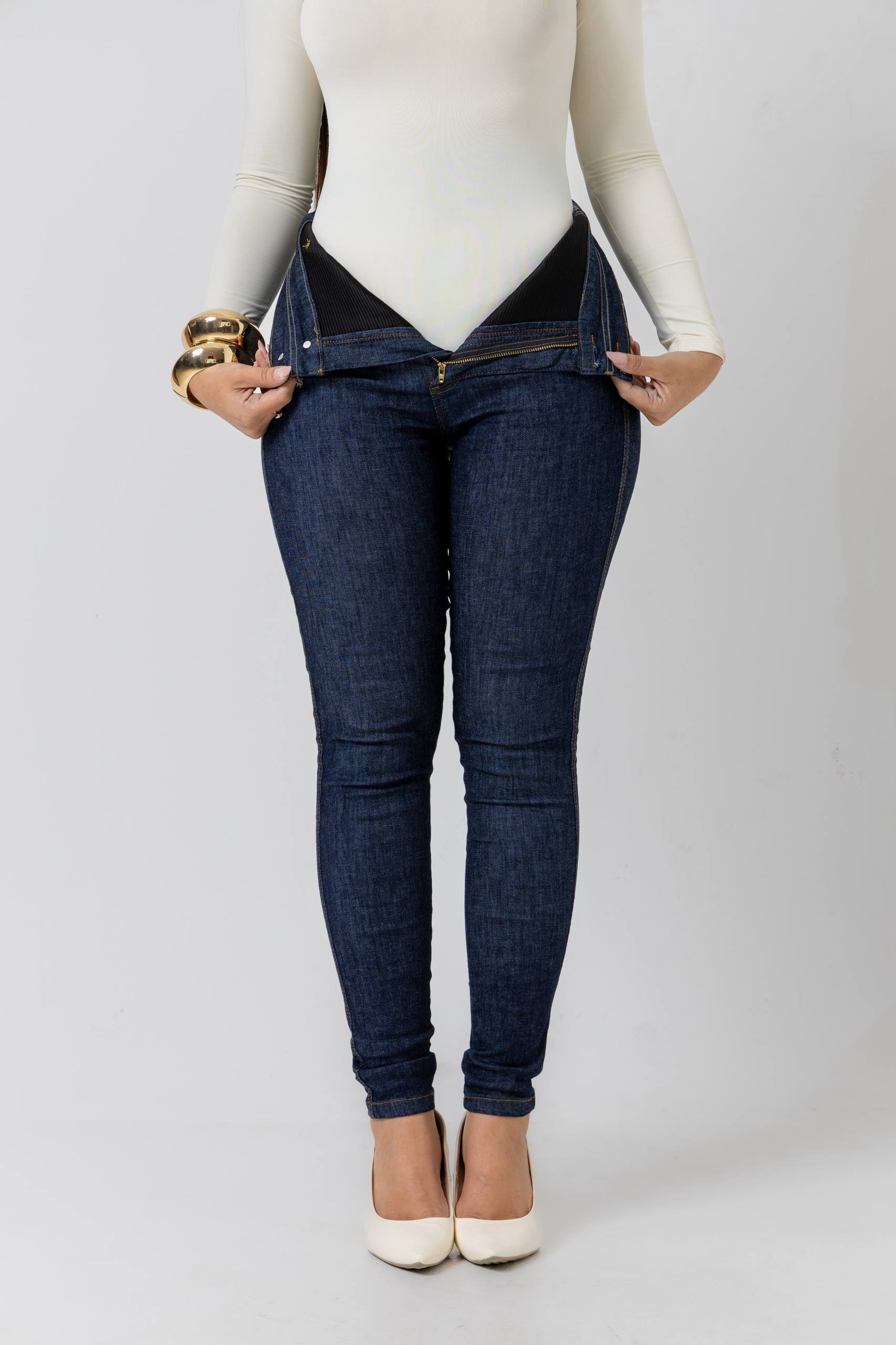 Calça Modeladora Jeans Mônaco