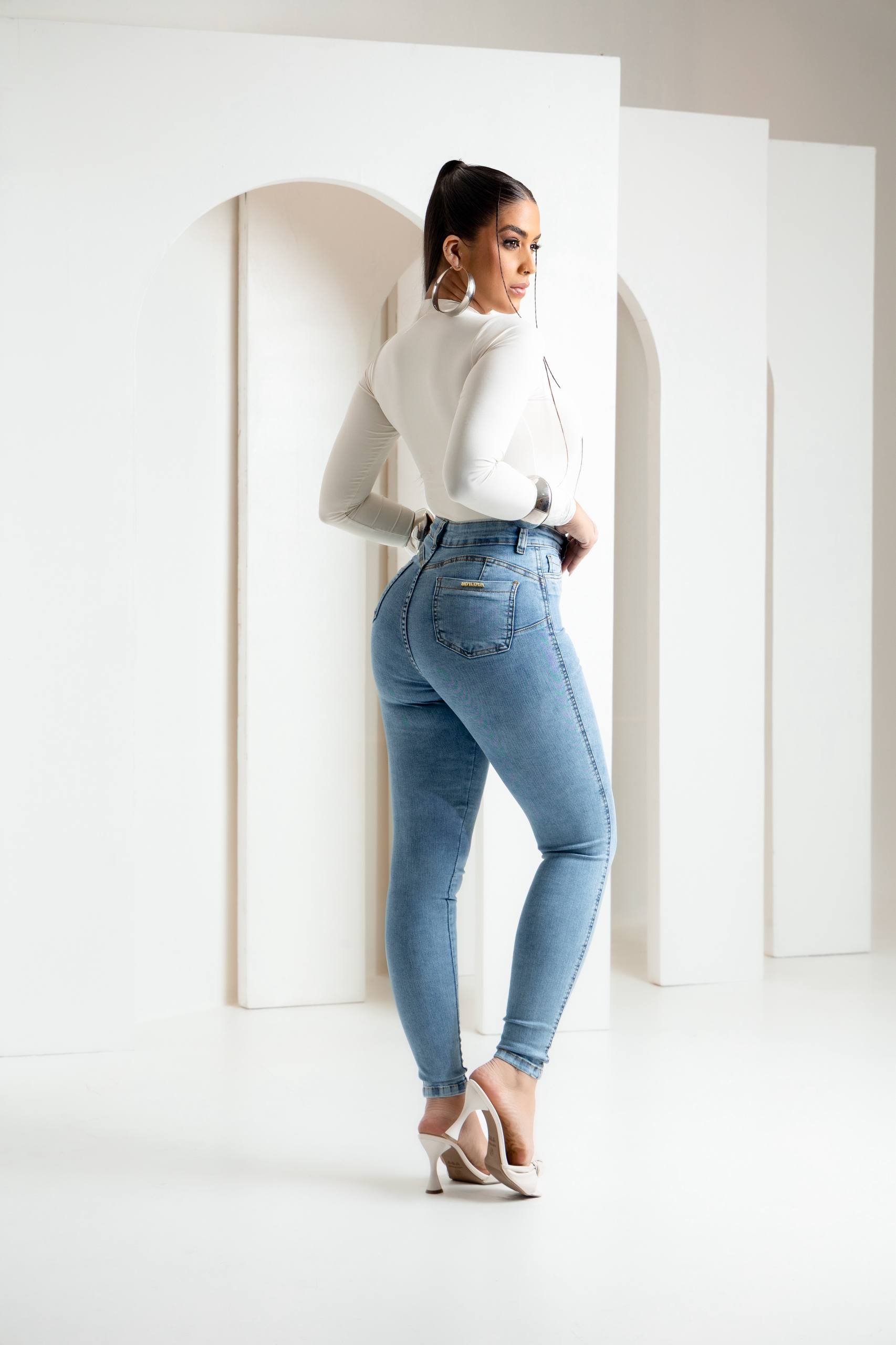 Calça Modeladora Jeans Imperiale