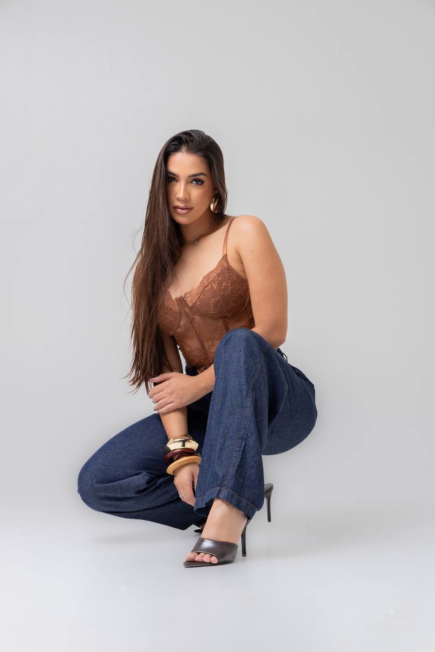 Calça Modeladora Jeans Elegance