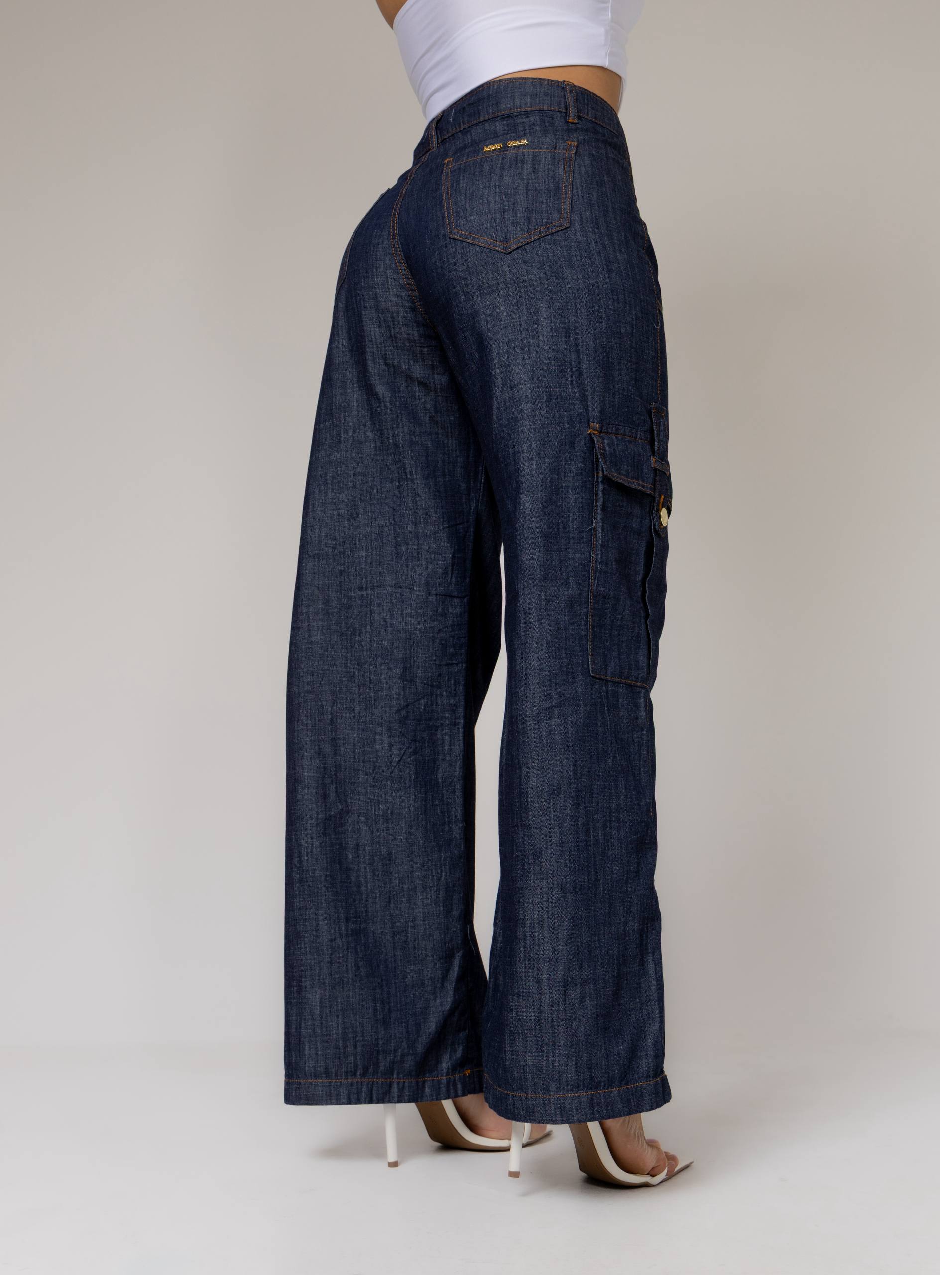 Calça Modeladora Jeans Mônaco