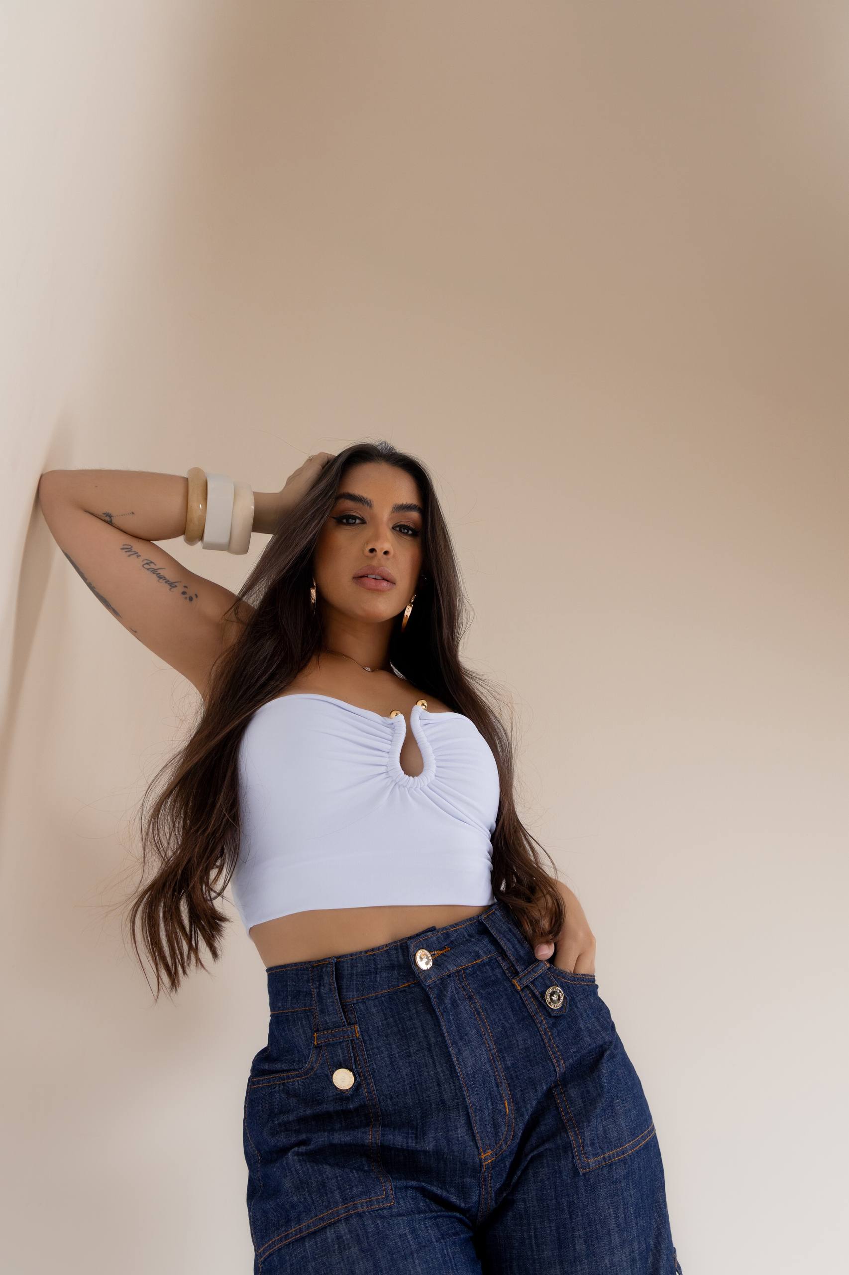 Calça Modeladora Jeans Mônaco