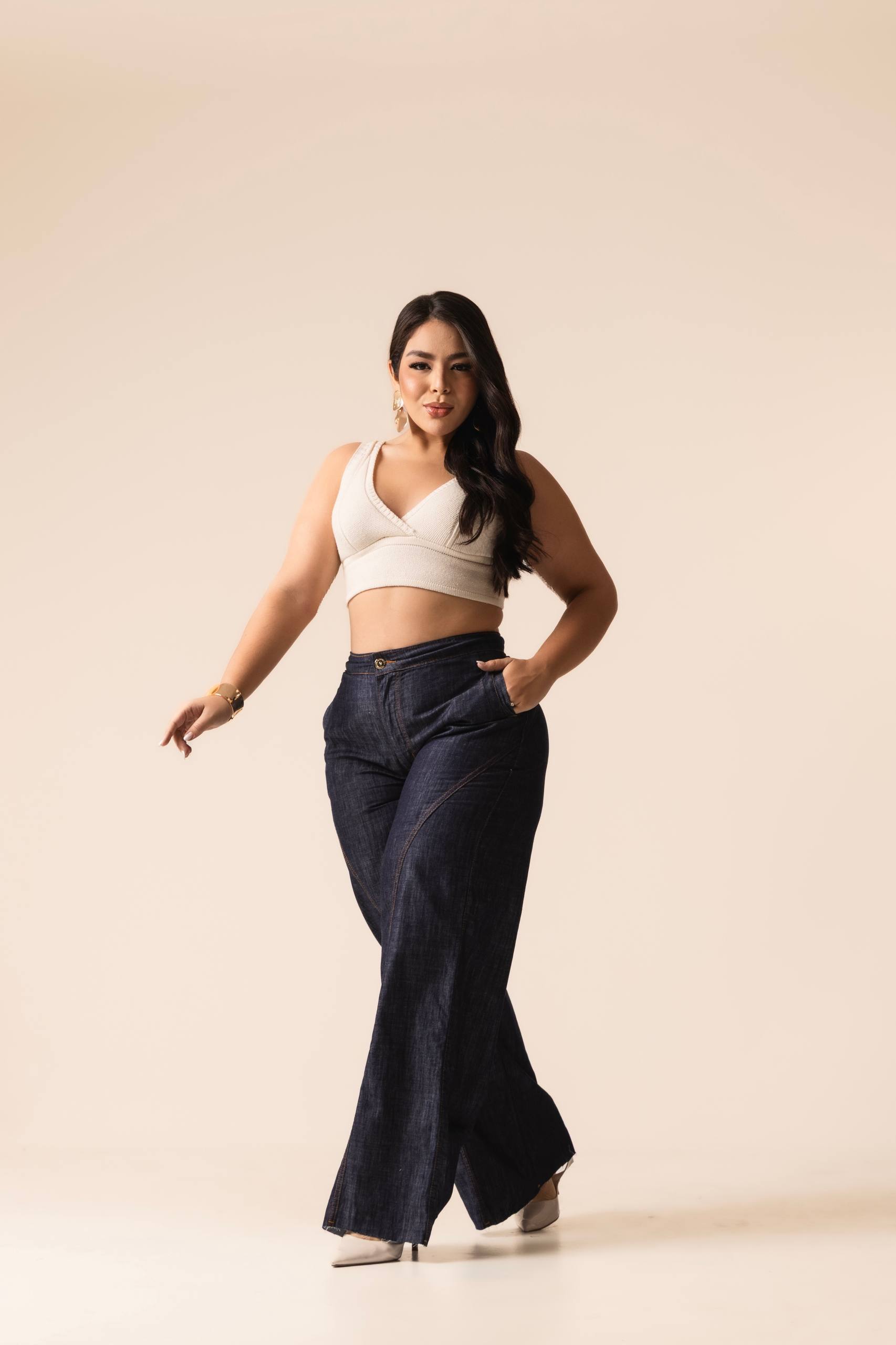 Calça Modeladora Jeans Paris