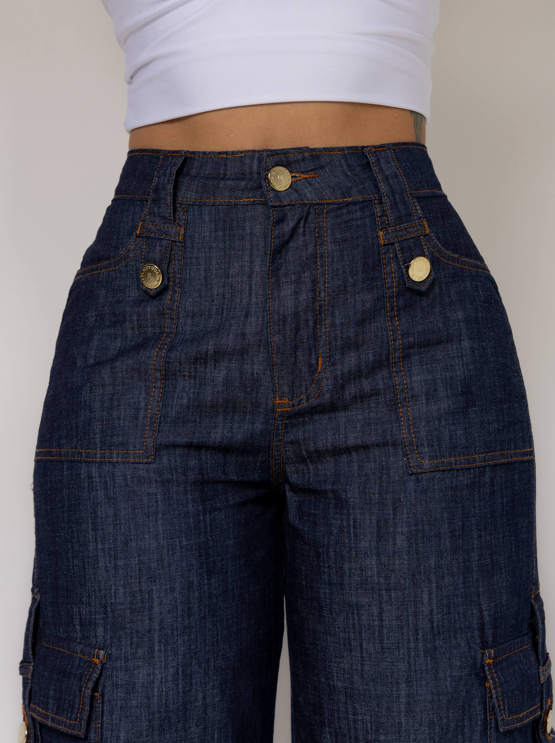 Calça Modeladora Jeans Mônaco