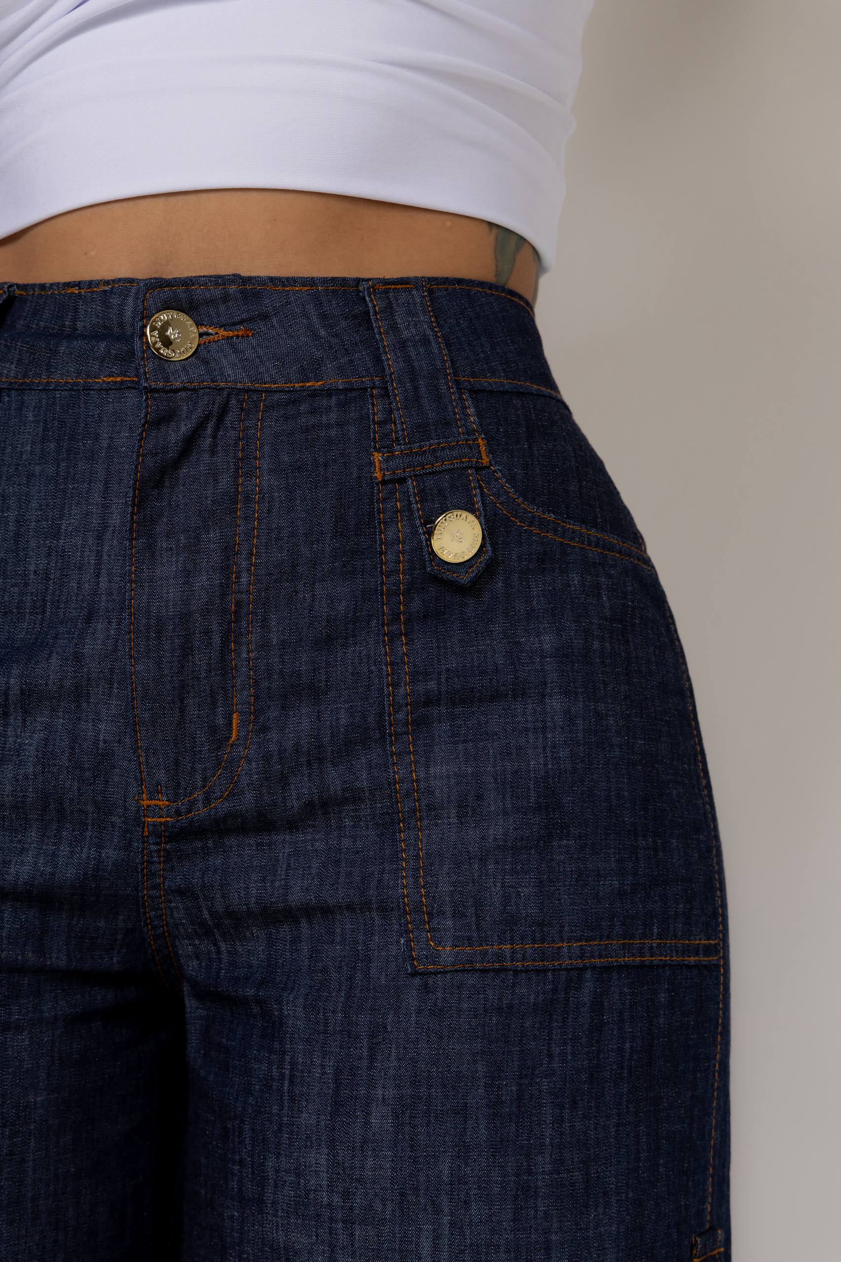 Calça Modeladora Jeans Mônaco