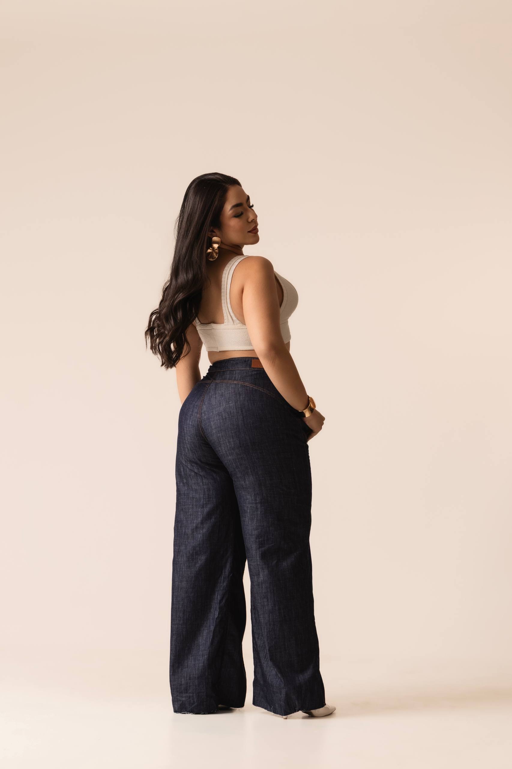 Calça Modeladora Jeans Paris